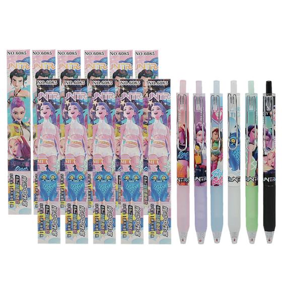 12PCS 6085 Demon Hunters Blind Box Pens