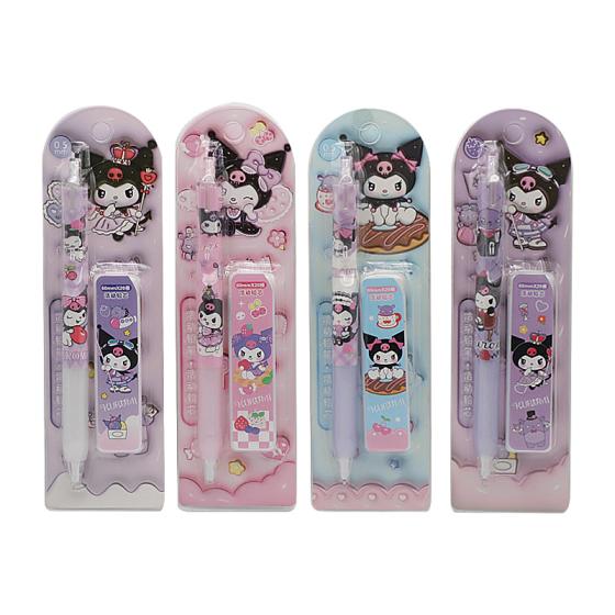 12PCS 9003 Kuromi Mechanical Pencil Set