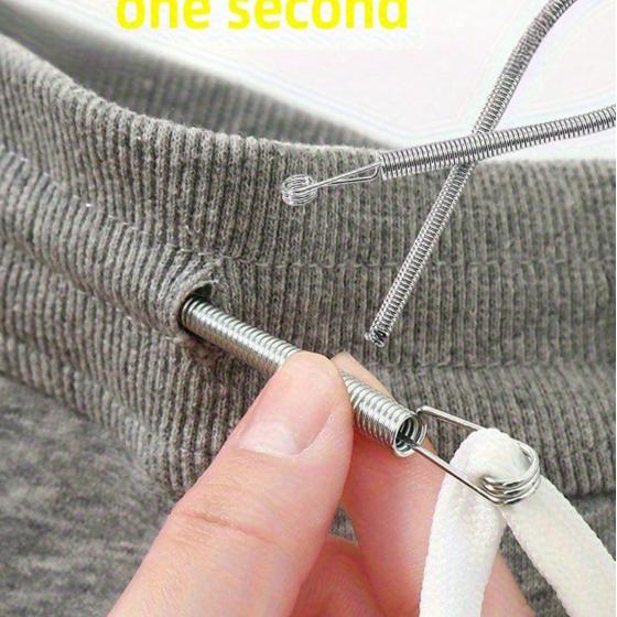 可弯折穿绳工具多功能弹簧穿眼器衣服皮筋穿松紧穿花边织带辅助器