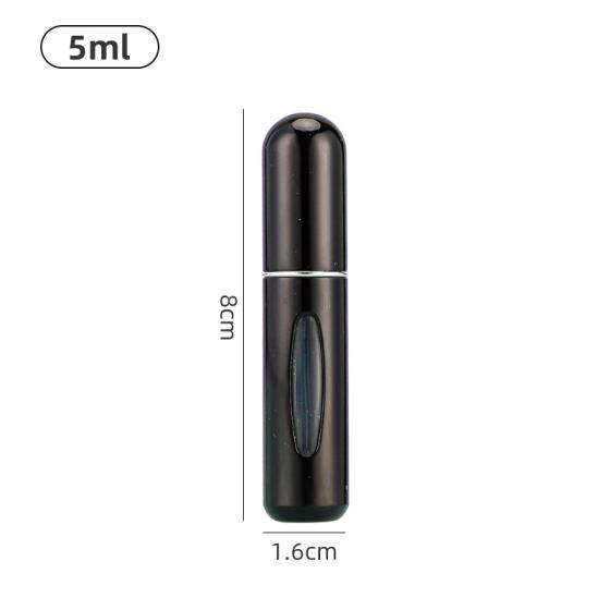 便携式5ml底充香水分装瓶旅行自泵式循环使用按压分装小样瓶