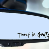 外贸Trust in god相信上帝车贴汽车后视镜贴纸 信仰耶稣英文贴纸