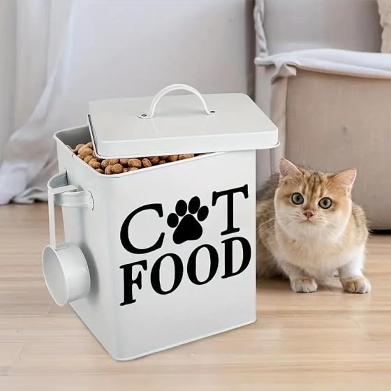 英文短语cat food 墙贴纸猫咪宠物的餐具自粘画跨境速卖通代发（黑色）