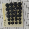 中大号款亮黑黑色大12对一卡耳钉百搭耳饰简约经典百搭大小号耳饰12对珍珠套装女