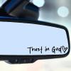 Trust in god汽车后视镜贴纸