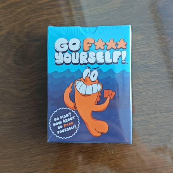 Go Fck Yourself! - You Always Wanted的成人钓鱼游戏,搞笑纸牌 (1个装--F***)
