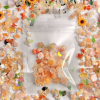 混装美甲diy材料包饰品玫瑰花珍珠蝴蝶结纯欲小花苞穿戴甲配饰(50pc)