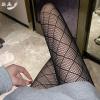 欲画丝袜秋季薄款女榨精性感连体波点黑丝不勾丝大码白色手撕丝袜（小方格）